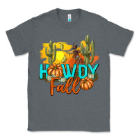 Charcoal Heather Howdy Fall Classic Tee - texasbilliewilder
