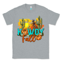 Heather Grey Howdy Fall Classic Tee - texasbilliewilder