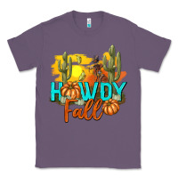 Lavender Howdy Fall Classic Tee - texasbilliewilder