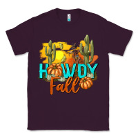 Plum Howdy Fall Classic Tee - texasbilliewilder