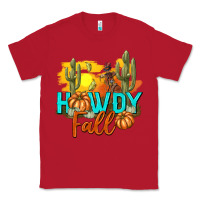 Red Howdy Fall Classic Tee - texasbilliewilder