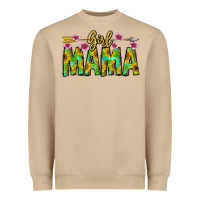Mushroom Girl Mama Heavyweight Sweatshirt - CowhideDigitalArt
