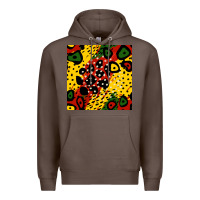 Coffee african colors pattern Premium Hoodie - BundleAndBundleShop