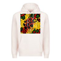 Pale Pink african colors pattern Premium Hoodie - BundleAndBundleShop