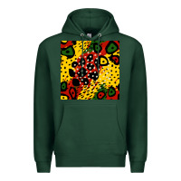 Sports Green african colors pattern Premium Hoodie - BundleAndBundleShop