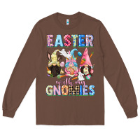Chestnut Easter with my gnomies  Easter Day Long Sleeve Tee - CowGirlArtShop