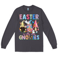 Smoke Easter with my gnomies  Easter Day Long Sleeve Tee - CowGirlArtShop