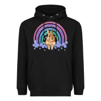Black bunny rainbow Heavyweight Hoodie - Artiststas