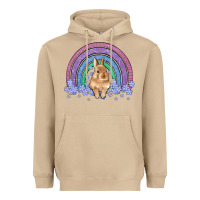 Mushroom bunny rainbow Heavyweight Hoodie - Artiststas