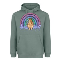 Bunny Rainbow Heavyweight Hoodie | Teevron