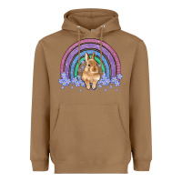 Toasted Coconut bunny rainbow Heavyweight Hoodie - Artiststas