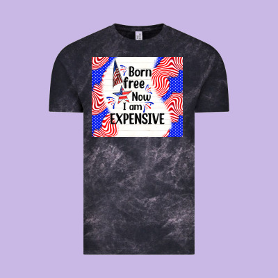 Born Free Now I Am Expensive Vintage Tee Designed By Tumblerdesignbyshophia