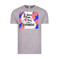 Vintage Zinc born free now i am expensive Vintage Tee - TumblerDesignByShophia