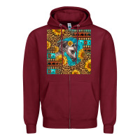 Burgundy arabian horse Zipper Hoodie - LillyAllenDesigns