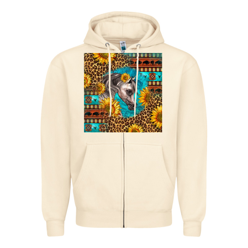 Arabian Horse Zipper Hoodie by LillyAllenDesigns | Teevron