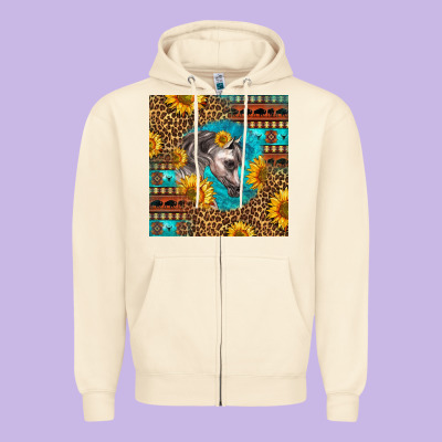 Arabian Horse Zipper Hoodie Designed By Lillyallendesigns