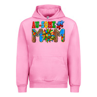 Fuchsia Pink ausome autism mom Urban Hoodie - AdoDesignShop