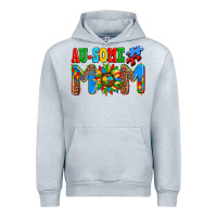 Heather Grey ausome autism mom Urban Hoodie - AdoDesignShop