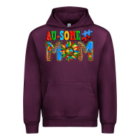 Mauve Wine ausome autism mom Urban Hoodie - AdoDesignShop