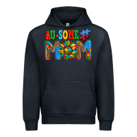 Navy ausome autism mom Urban Hoodie - AdoDesignShop