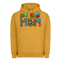 Pigment Peanut Butter ausome autism mom Urban Hoodie - AdoDesignShop