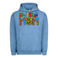Pigment Pebble Blue ausome autism mom Urban Hoodie - AdoDesignShop