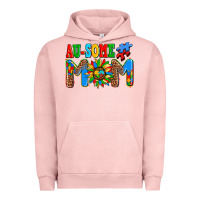 Pigment Salmon ausome autism mom Urban Hoodie - AdoDesignShop