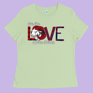 For The Love Of The Rams Ladies Tee Designed By Bettercallsaul