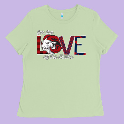 For The Love Of The Rams Ladies Tee Designed By Bettercallsaul