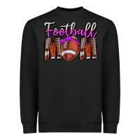 Black Football Mom Heavyweight Sweatshirt - CowhideDigitalArt