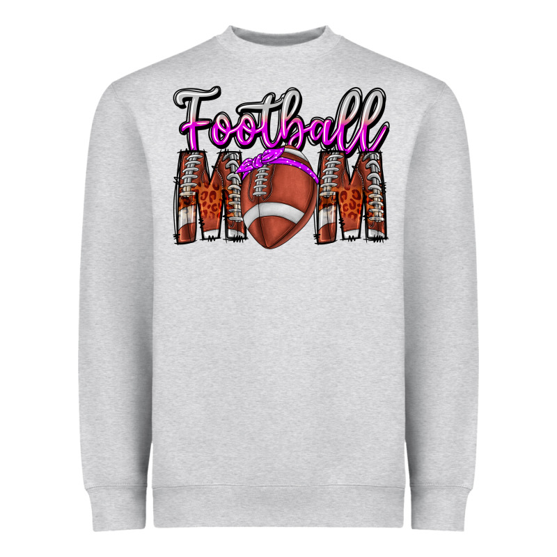 Football Mom Heavyweight Sweatshirt by CowhideDigitalArt | Teevron