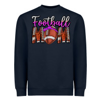 Navy Football Mom Heavyweight Sweatshirt - CowhideDigitalArt
