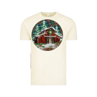 Vintage Arctic Barn Christmas Vintage Tee - RanaPortraitStore
