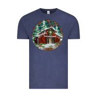 Vintage Denim Barn Christmas Vintage Tee - RanaPortraitStore