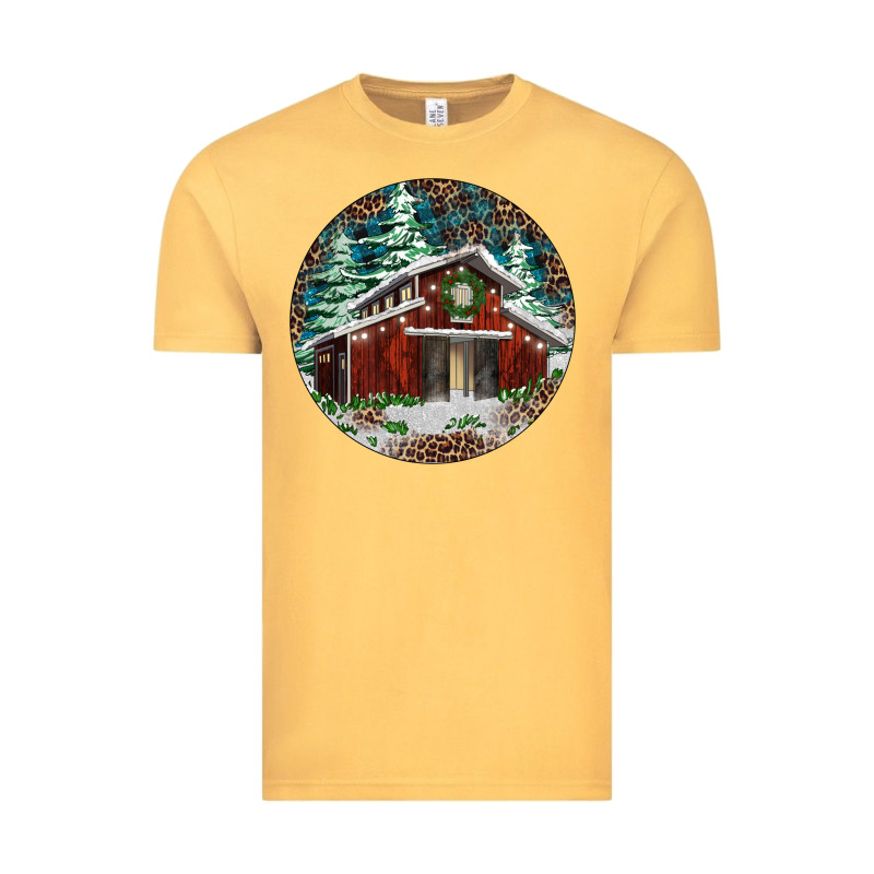 Barn Christmas Vintage Tee by RanaPortraitStore | Teevron