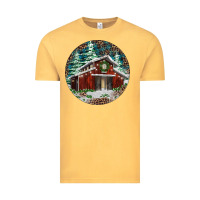 Vintage Mustard Barn Christmas Vintage Tee - RanaPortraitStore