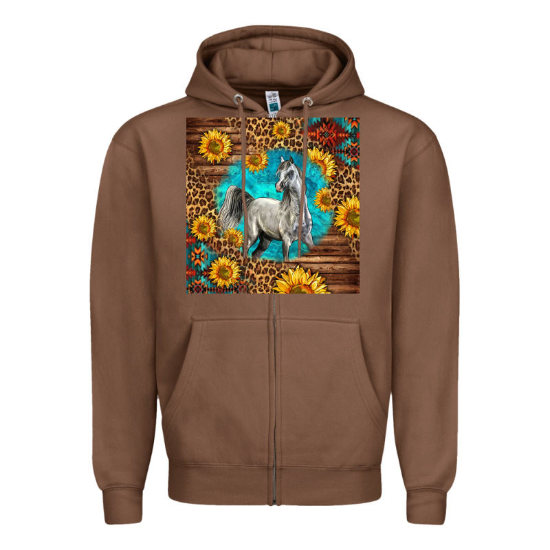 Arabian Horse Zipper Hoodie by LillyAllenDesigns | Teevron