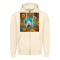 Sandshell arabian horse Zipper Hoodie - LillyAllenDesigns