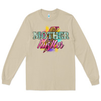 Mushroom Mother hustler lightning bolt mother's day Long Sleeve Tee - HowdyJamesFarm