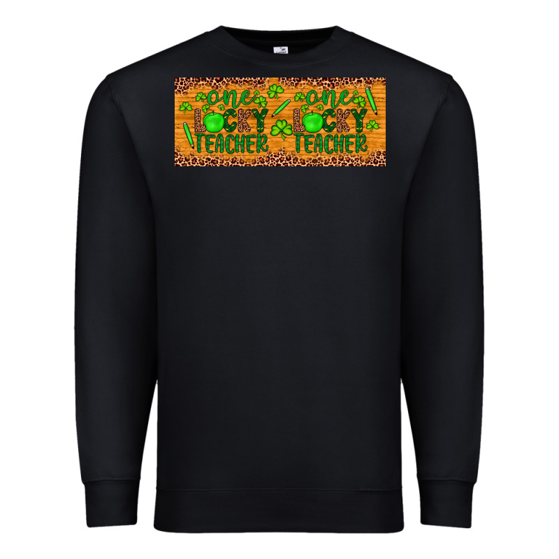 Western St. Patrick's Day One Lucky Teacher Premium Sweatshirt by Artiststas | Teevron