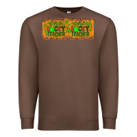 Chestnut Western St. Patrick's Day One Lucky Teacher Premium Sweatshirt - Artiststas