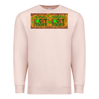 Pale Pink Western St. Patrick's Day One Lucky Teacher Premium Sweatshirt - Artiststas