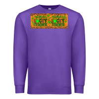 Purple Western St. Patrick's Day One Lucky Teacher Premium Sweatshirt - Artiststas