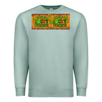 Seafoam Western St. Patrick's Day One Lucky Teacher Premium Sweatshirt - Artiststas