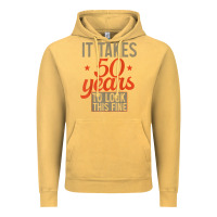 Vintage Mustard 50 years old 50th birthday gifts for men and women Vintage Hoodie - minhPixels