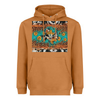 Meerkat bull skull texas map sunflower leopard cowhide Heavyweight Hoodie - Artiststas