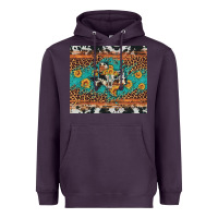 Plum bull skull texas map sunflower leopard cowhide Heavyweight Hoodie - Artiststas
