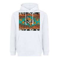 White bull skull texas map sunflower leopard cowhide Heavyweight Hoodie - Artiststas