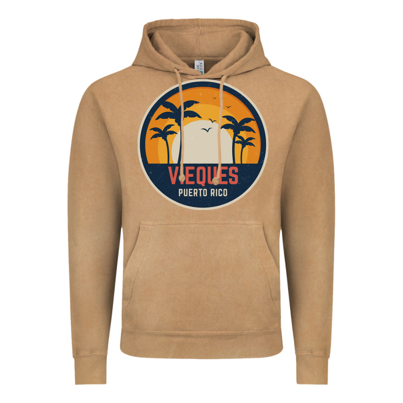 Vieques Puerto Rico Vintage Hoodie by minhPixels | Teevron