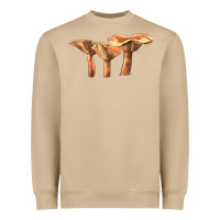Mushroom Lactarius Rufus Mushroom Illustrations Heavyweight Sweatshirt - LillyAllenDesigns